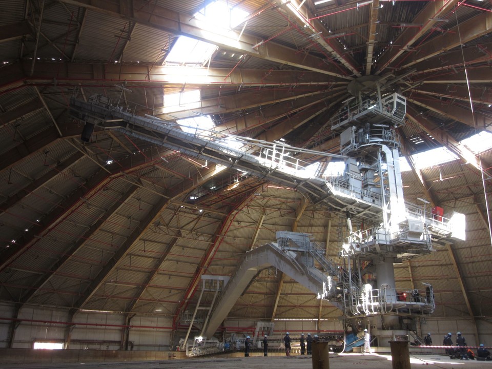 대림산업이 준공한 쿠웨이트 미나 알 아흐마디 석유화학 단지내 황 재처리 공장 전경. (출처: 대림산업)