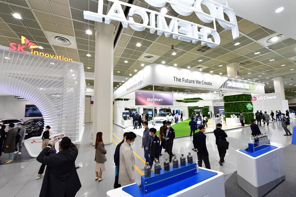 인터배터리 2020 전시관 내부 전경. (출처: 코엑스)