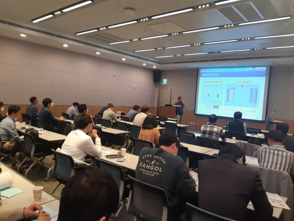 2020년 5월에 개최한 미래형 배터리 행사 전경. (출처: 순커뮤니케이션)