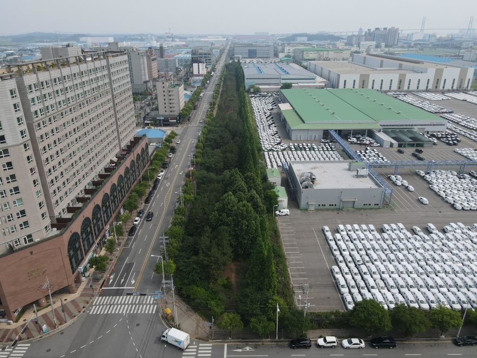 미세먼지 차단숲 (출처: 경기도)