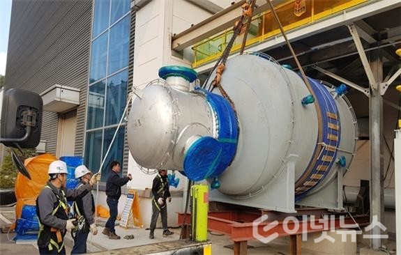 열병합발전소 압축공기 냉각용 폐열회수. (사진=한국지역난방공사)