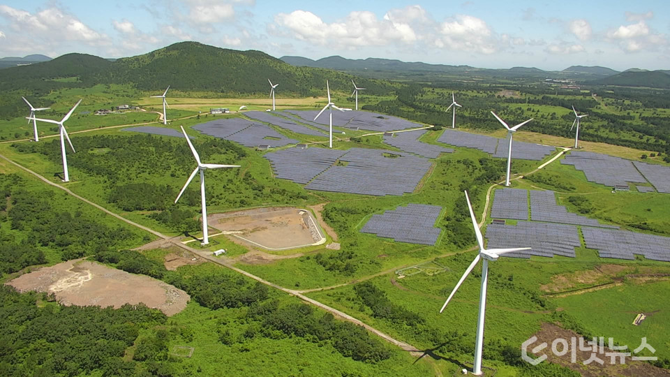 제주 가시리국산화풍력발전단지(사진=제주에너지공사)