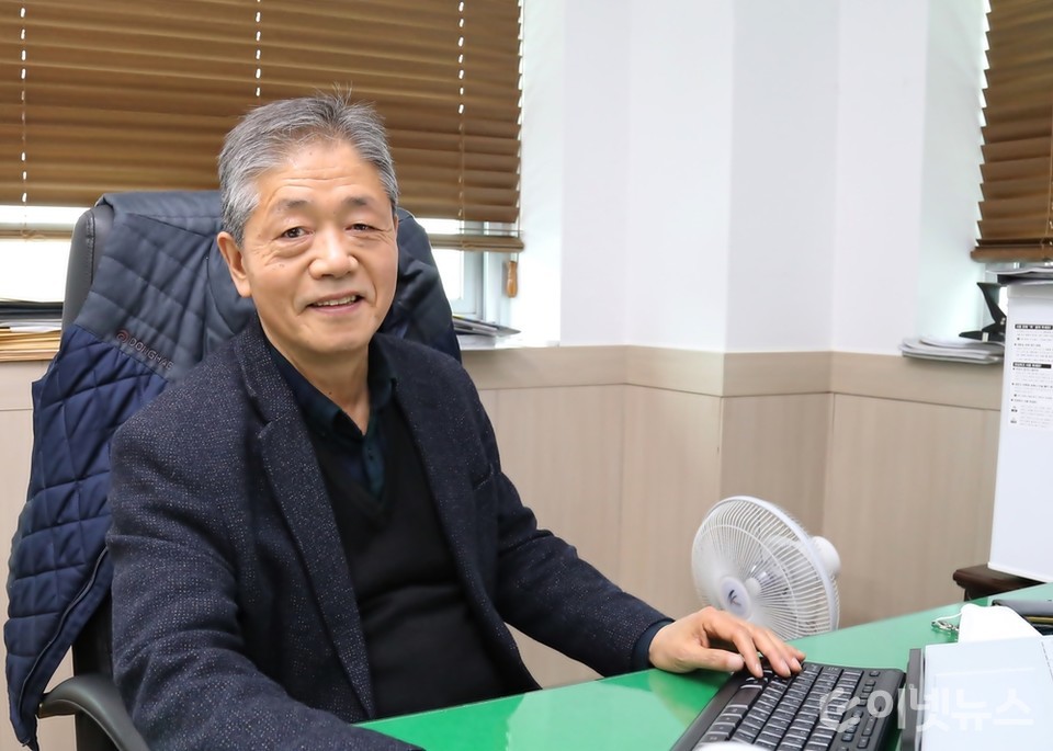 서울시 에너지자립도 향상에 일조하고 있어 보람을 느낀다는 정형종 대표. ​(사진=이넷뉴스)
