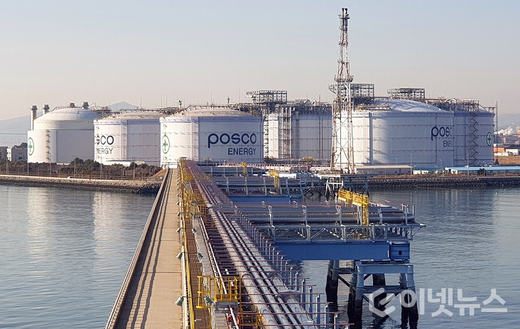 포스코에너지의 광양LNG터미널. (사진=포스코에너지)