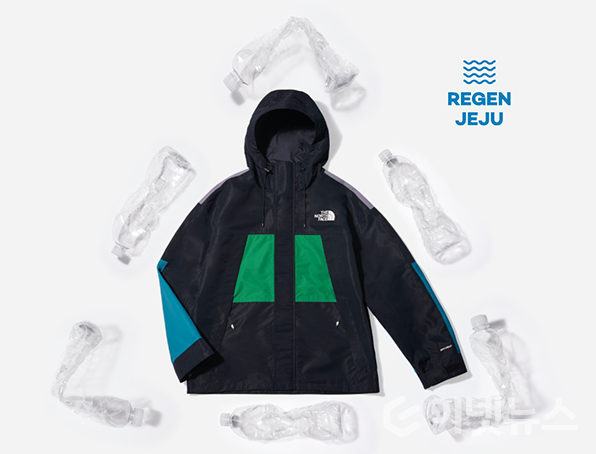효성티앤씨가 세계적인 아웃도어 브랜드 노스페이스에 친환경 섬유인 리젠 제주를 공급한다. (사진=효성티앤씨)