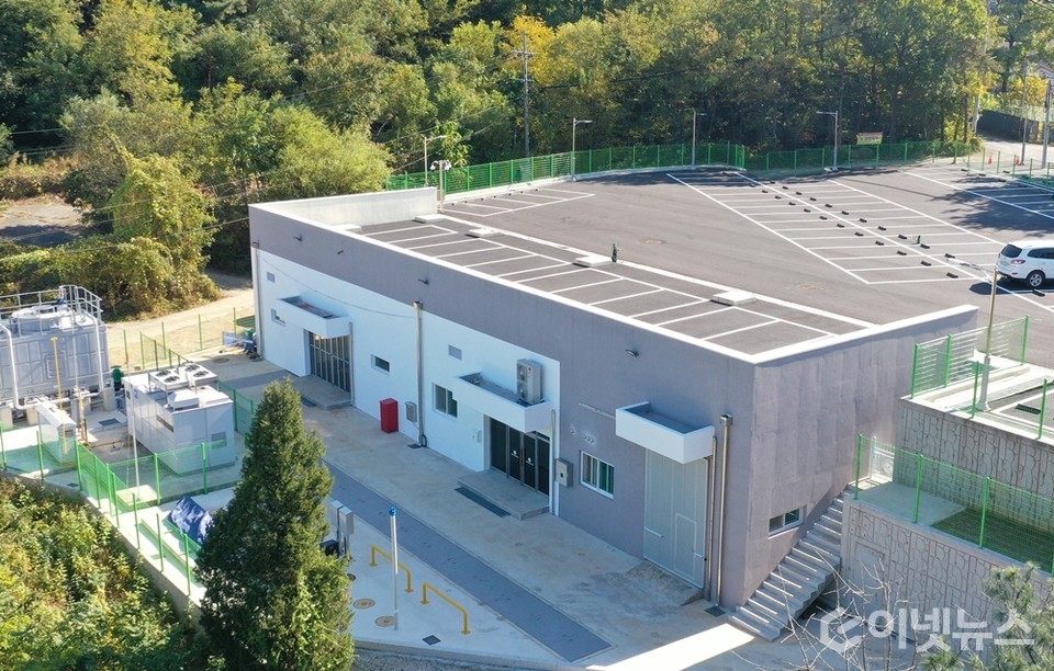 한국지역난방공사 스마트 변온소 실증모델 건축물. (사진=한난)