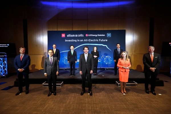 지난 16일 미국 테네시에서 열린 LG에너지솔루션과 GM의 배터리 합작공장 투자 발표회. (사진=LG에너지솔루션)