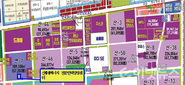 입주 위치. (사진=새만금개발청)