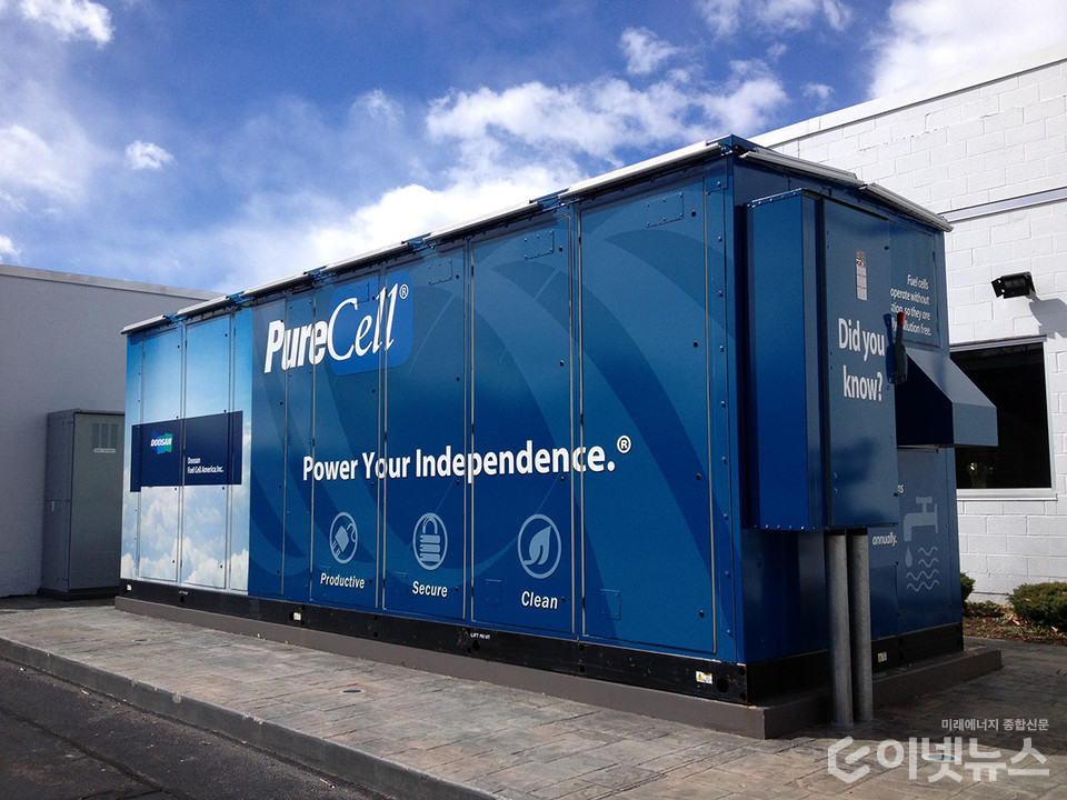 두산퓨얼셀이 개발한 발전용 수소 연료 전지 (사진=두산퓨얼셀)