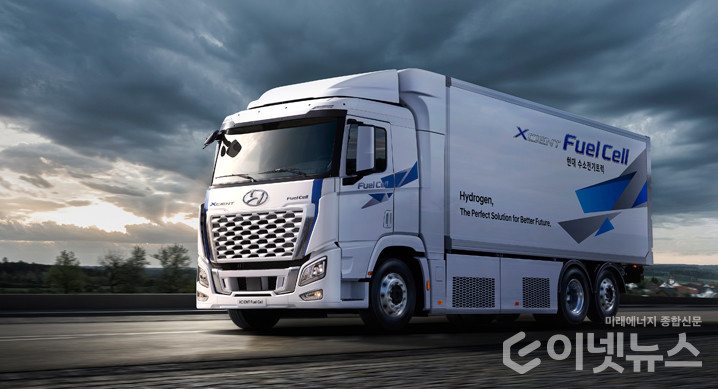 엑시언트 수소전기트럭. (사진=현대자동차)