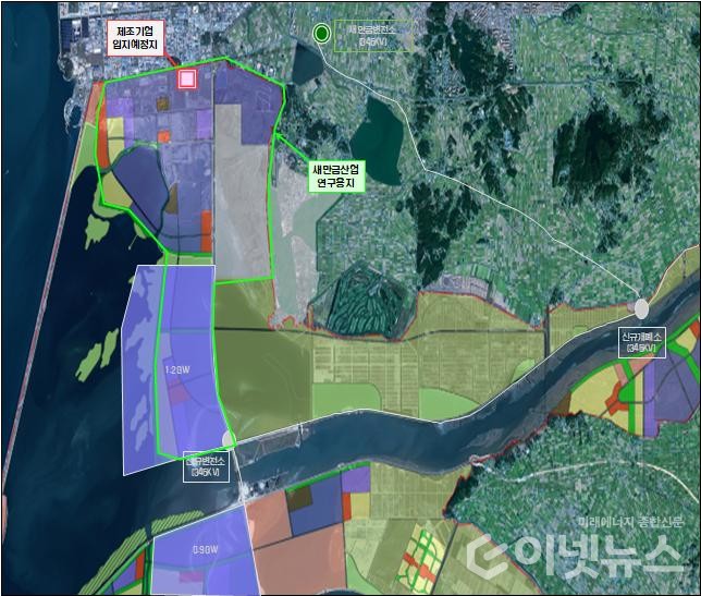 산업연구용지. (자료=새만금개발청)