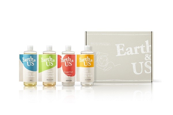 무색 페트와 원터치 캡을 사용하고 접착제 라벨을 부착하지 않은 설 선물세트 ‘지구를 부탁해’ (사진=아모레퍼시픽)