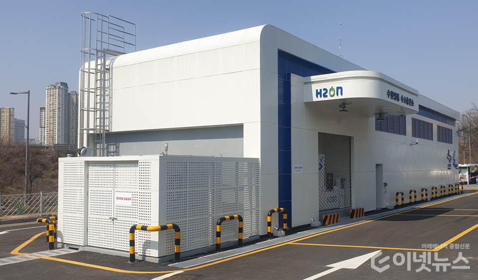수원영통 수소충전소 전경. (사진=수원시 제공)