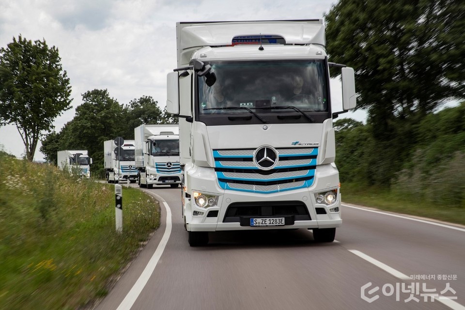 메르세데스-벤츠 전기 트럭 'e악트로스'. (사진=다임러트럭 코리아)