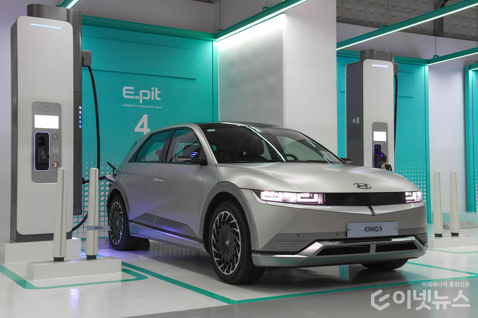 전기차 초고속 충전소 ‘을지로 센터원 E-pit’. (사진=현대자동차그룹)