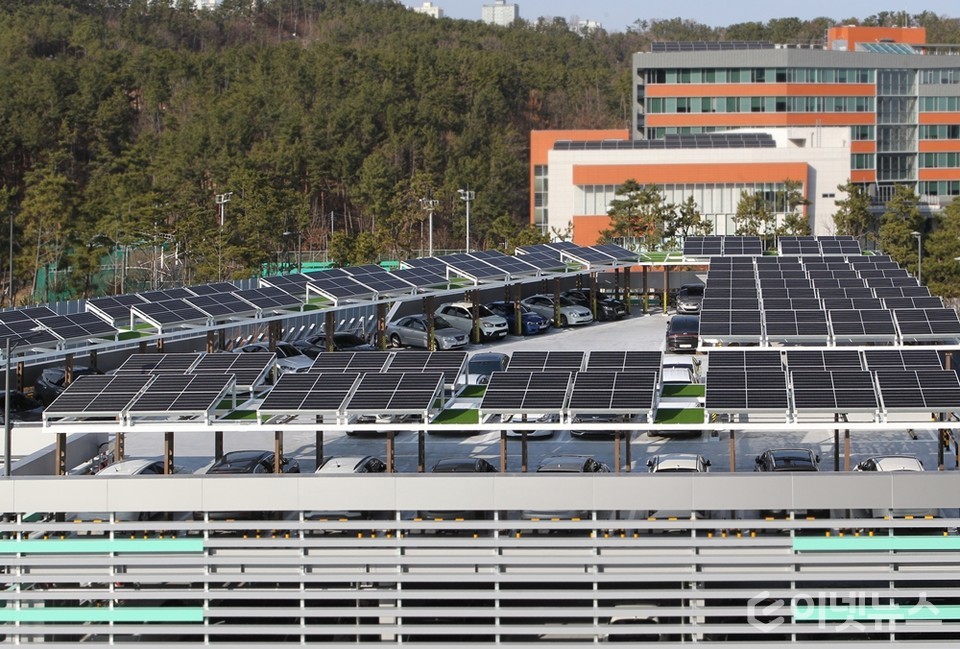 신재생에너지를 활용한 공간 조성. (사진=한국동서발전)