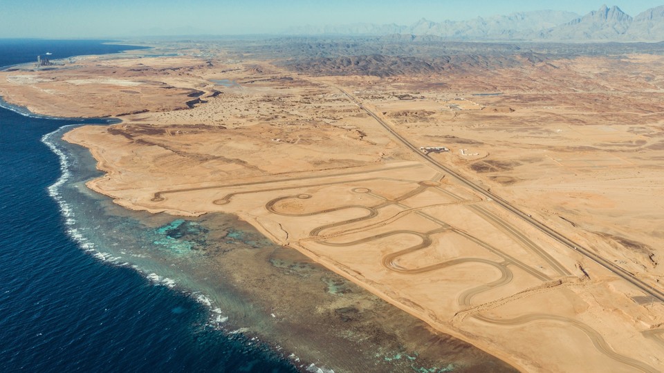 사우디 네옴 내 수소 발전소, 풍력·태양력 발전소 부지 (사진=네옴)