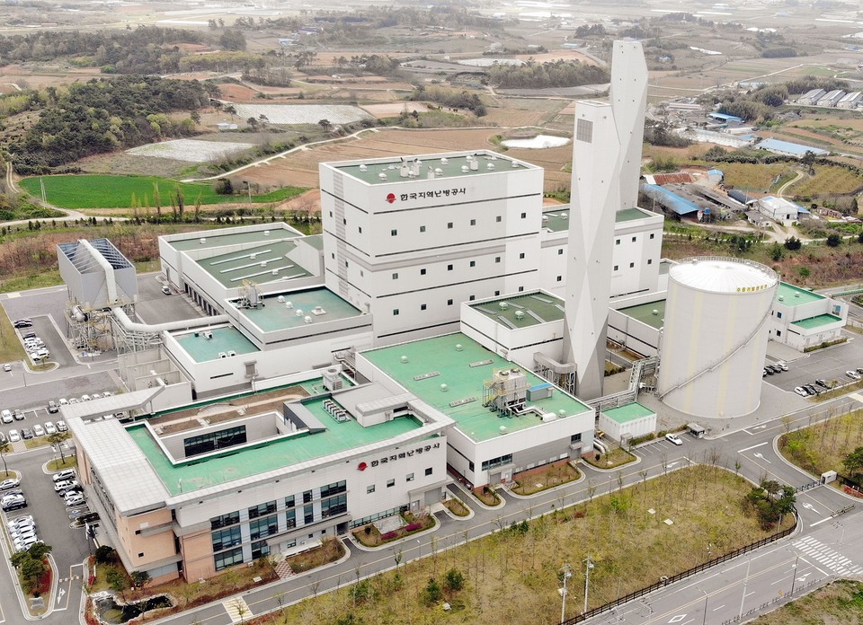 나주 SRF 열병합발전소 전경. (사진=한국지역난방공사 제공)