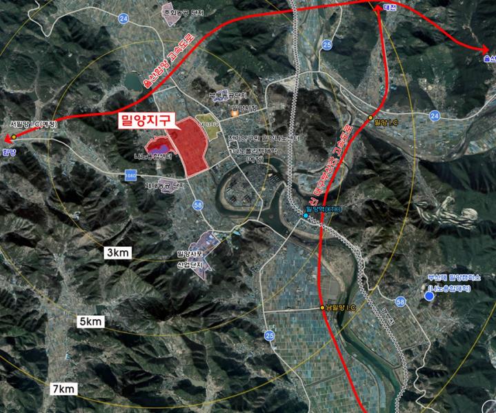 밀양 나노융합 국가산업단지. (사진=LH 제공)