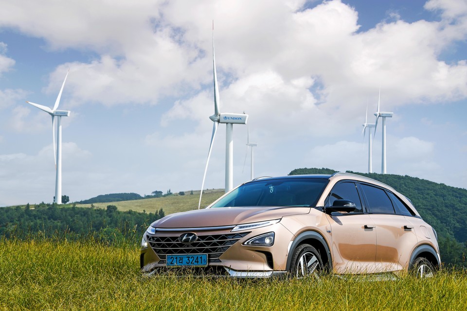 현대자동차의 수소차 넥쏘. (사진=현대차)