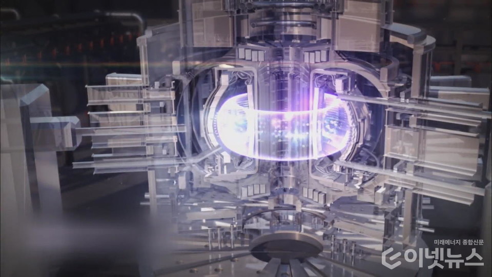 K-STAR 토카막(핵융합로) 내부에 형성된 플라스마. (사진=한국핵융합에너지연구원)