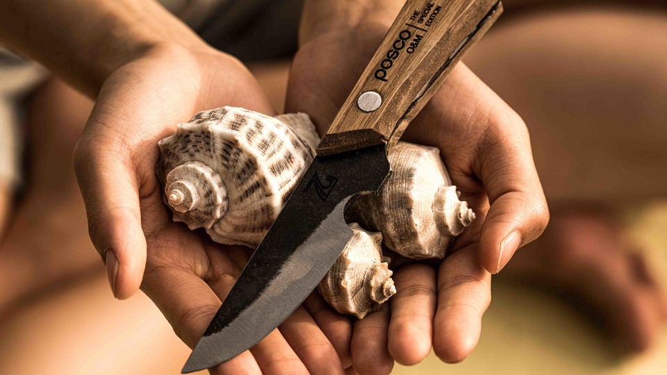 폐고철 업사이클링. (사진=포스코O&M 제공)