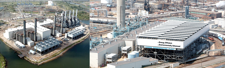 한화가 미국에서 수소혼소 가스터빈 개조 사업을 수주했다. 세계 최초로 상업가동 중인 천연가스 가스터빈에 수소혼소율 40%를 적용한다. 사진은 금번 수주한 미국 뉴저지 소재 Linden Cogeneration Plant 전경. (사진=한화 제공)