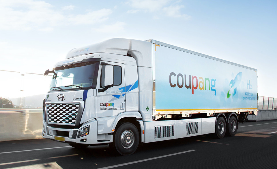 쿠팡 수소화물차. (사진=쿠팡 제공)