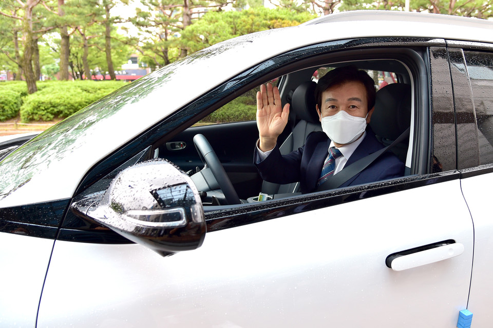 수소전기자동차. (사진=진주시 제공)