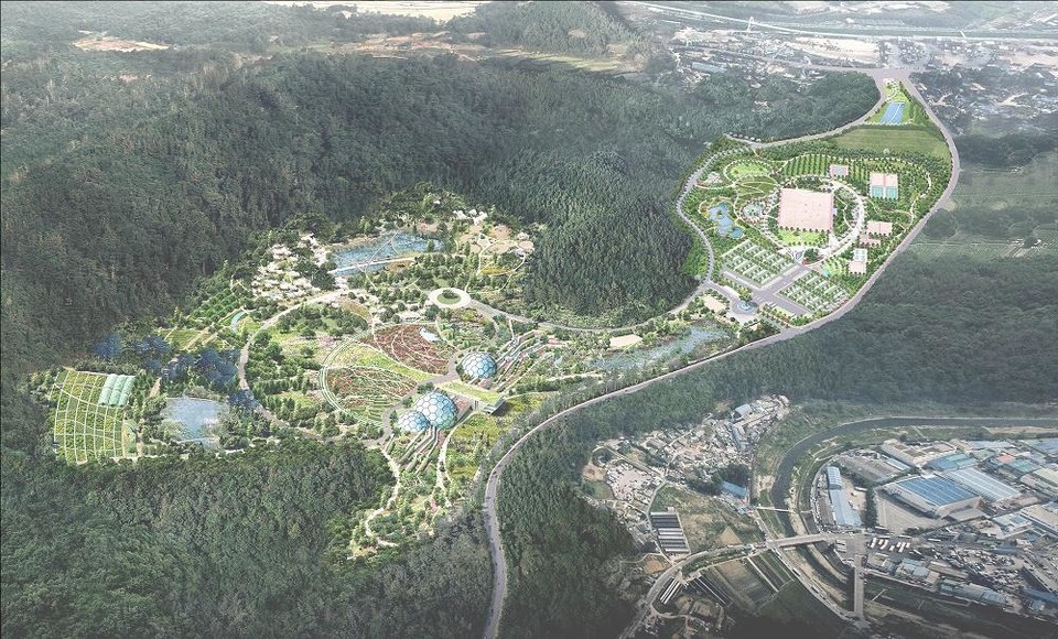 해운대수목원 조감도. (사진=부산시 제공)