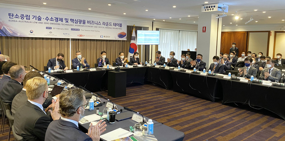 한-호주 비즈니스 라운드테이블. (사진=대한상공회의소 제공)