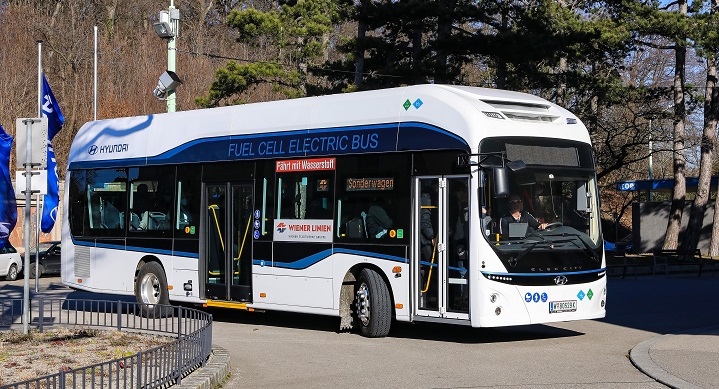 수소전기버스. (사진=현대자동차 제공)