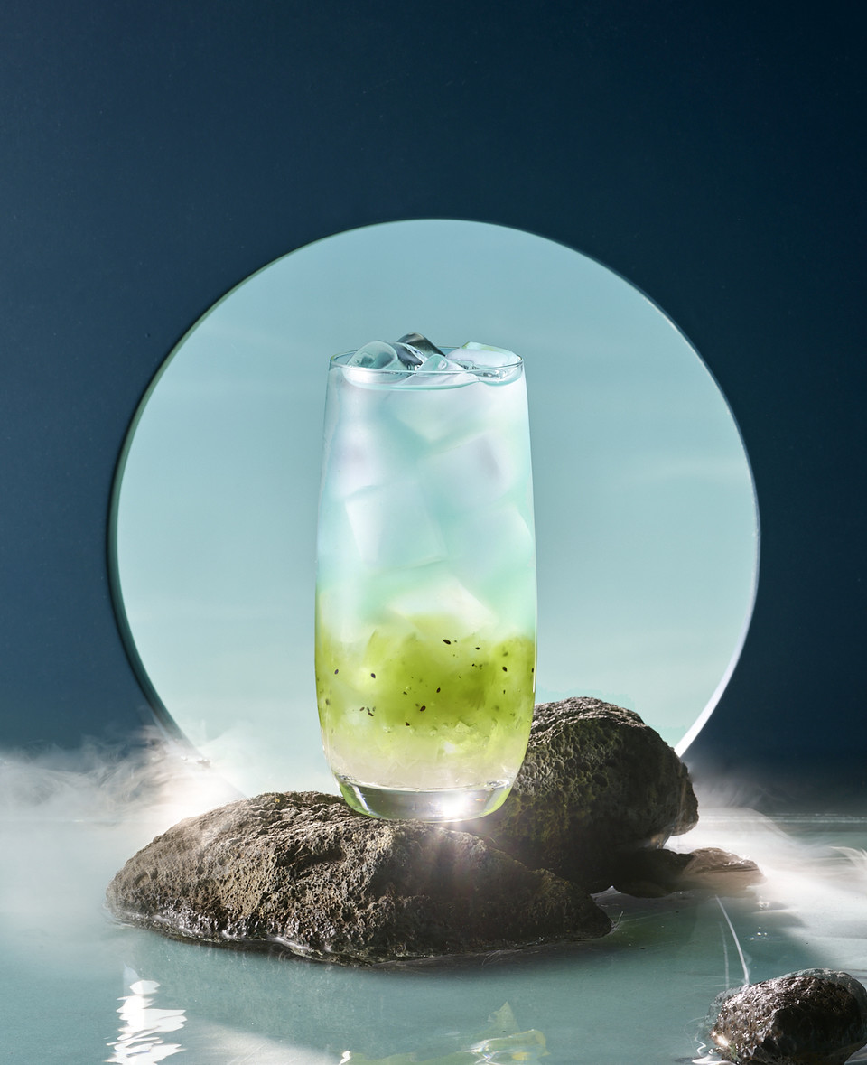 제주 키위 오션 그린티. (사진=스타벅스 제공)