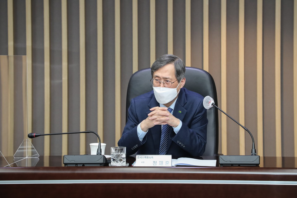 정재훈 사장은 한수원의 융복합 사업 노하우를 활용해 철도 유휴부지가 수소융복합 사업에 효율적으로 활용되도록 노력할 것이라 밝혔다. (사진=한수원 제공)