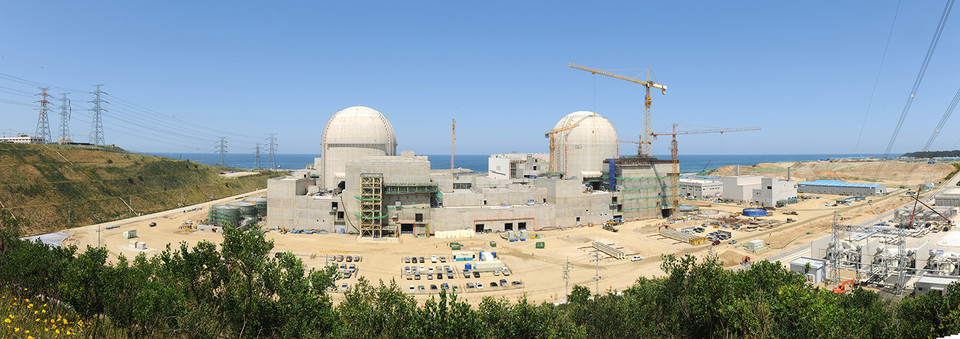 신한울 원전 3, 4호기 전경. (사진=한수원 제공)