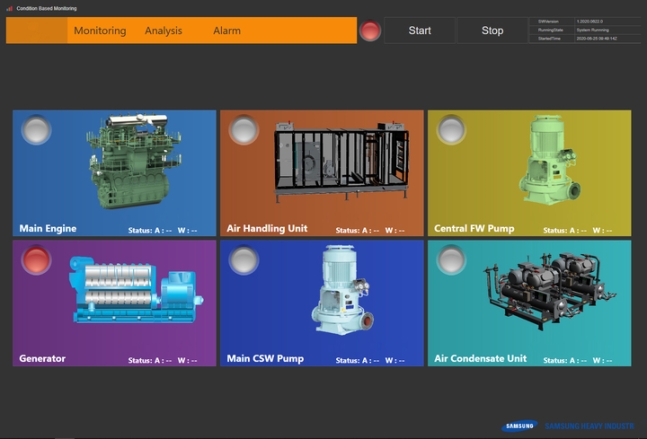 삼성중공업의 디지털트윈 기술. (사진=삼성중공업)