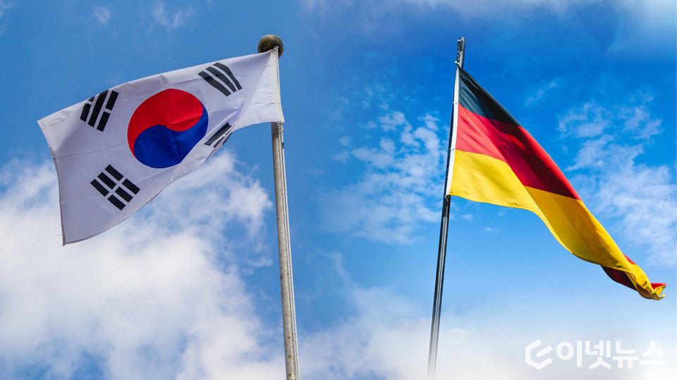 한국과 독일 간의 기후협력으로 아시아 개발도상국의 기후피해를 줄일 수 있을지 기대가 모아지고 있다. (디자인=이넷뉴스, 사진=언플래시)