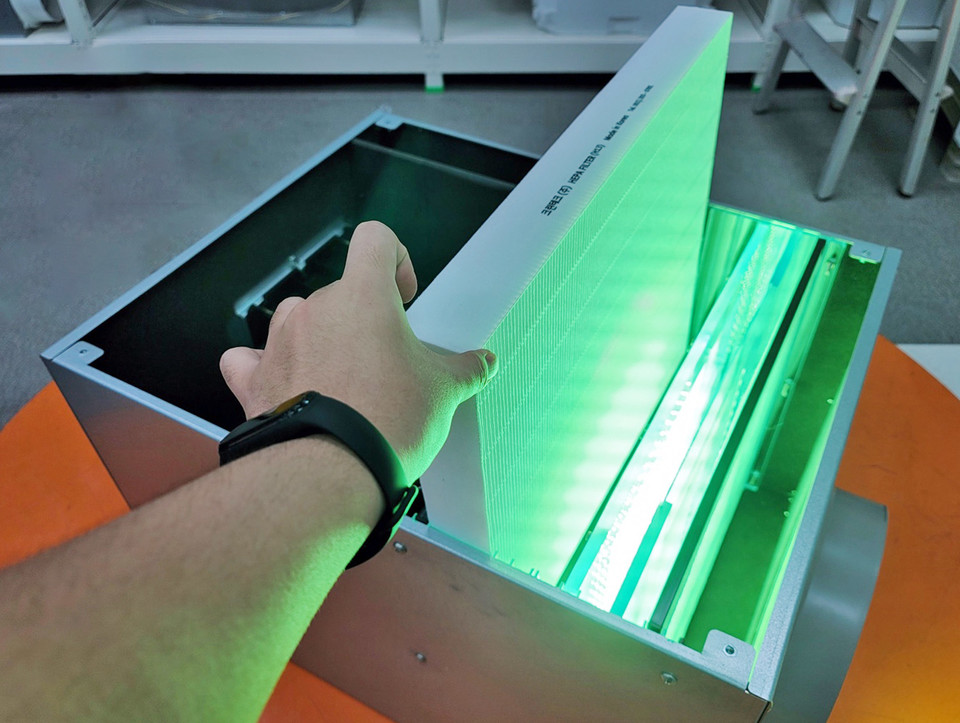 [사진자료] 광열헤파필터 적용 열 회수 환기 장치 시제품(사진=)