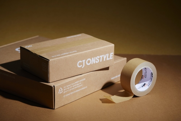 CJ온스타일 종이 테이프. (사진=CJ온스타일 제공)