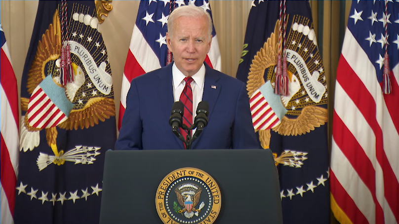 조 바이든 미국 대통령. (사진=백악관 유튜브 영상 갈무리)