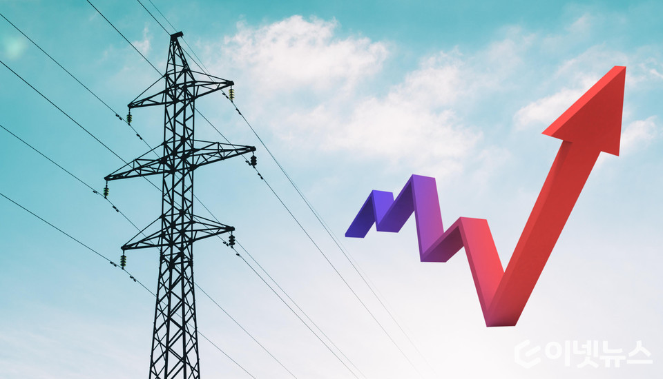27일 정부는 전기요금 인상을 발표했다. (디자인=이넷뉴스)
