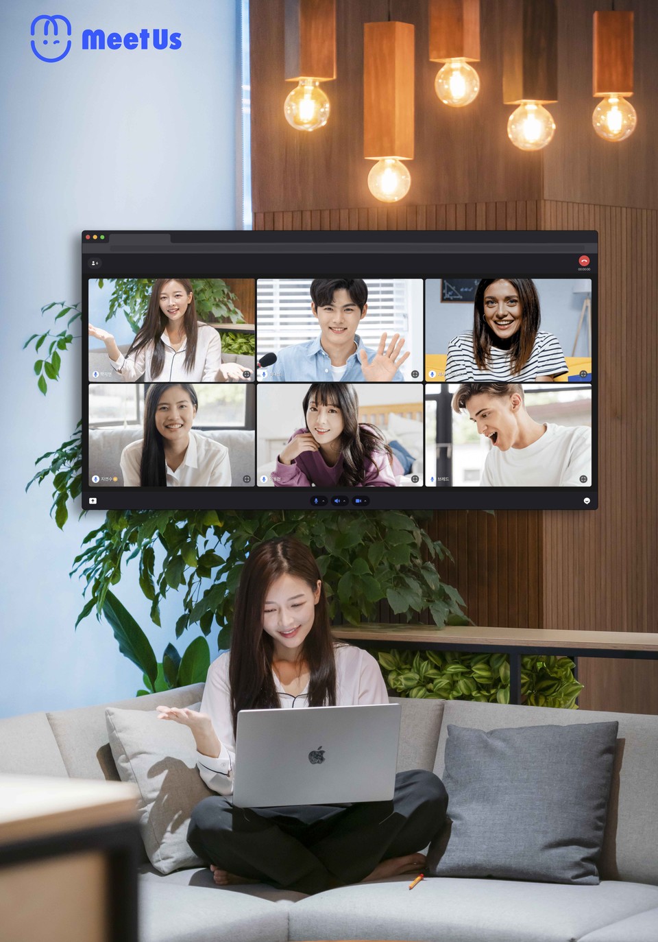 SK텔레콤은 고품질 AI 영상회의 서비스 ‘미더스(MeetUs)’의 웹으로 참여하기 베타 버전을 공개하고 활성화 이벤트를 진행한다고 밝혔다.(사진=)