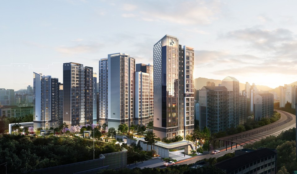 뜨리에체아파트 리모델링 조감도. (사진=SK에코플랜트 제공)