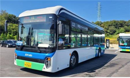 친환경 전기시내버스. (사진=이천시 제공)