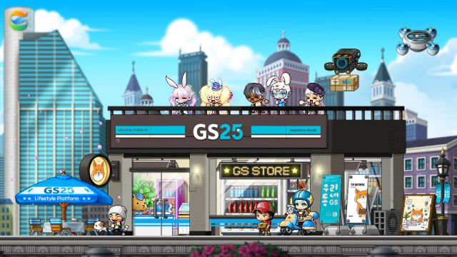 메타버스상의 우리동네GS 월드. (사진=S리테일 제공)