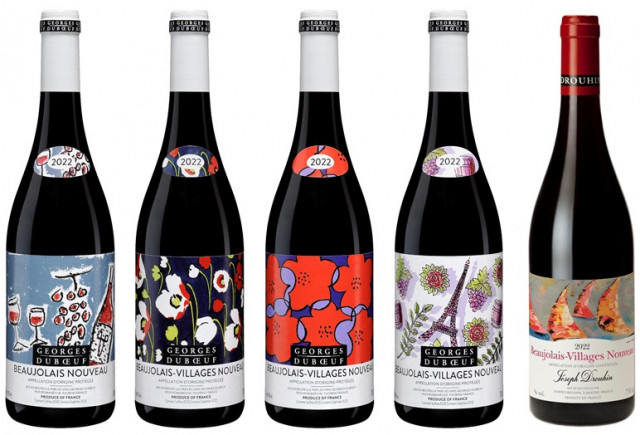 2022년산 햇 와인 ‘보졸레 누보’. (사진=롯데칠성음료 제공)