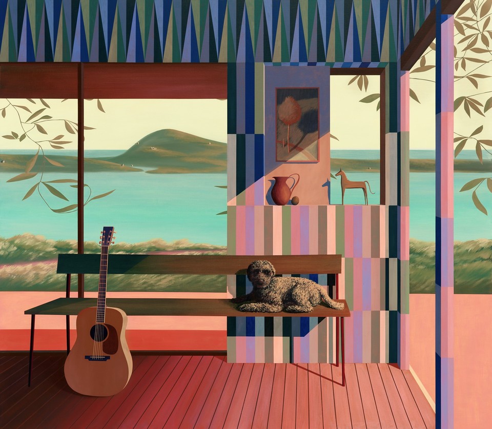 알피 케인 작품 Entrance Overlooking the Bay, 2022. (사진=롯데백화점 제공)