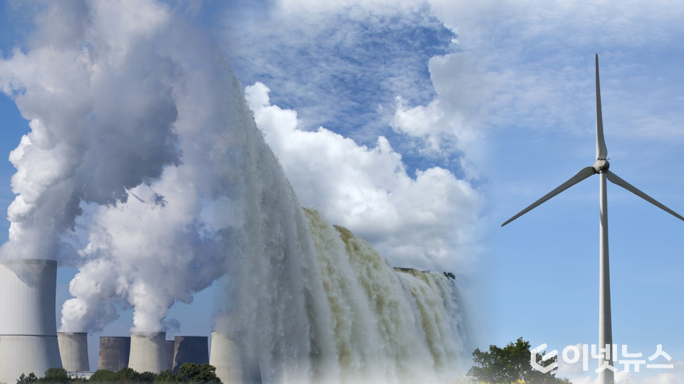 에너지믹스 중요성이 커지면서 수력발전이 주목받고 있다. (디자인 이넷뉴스)