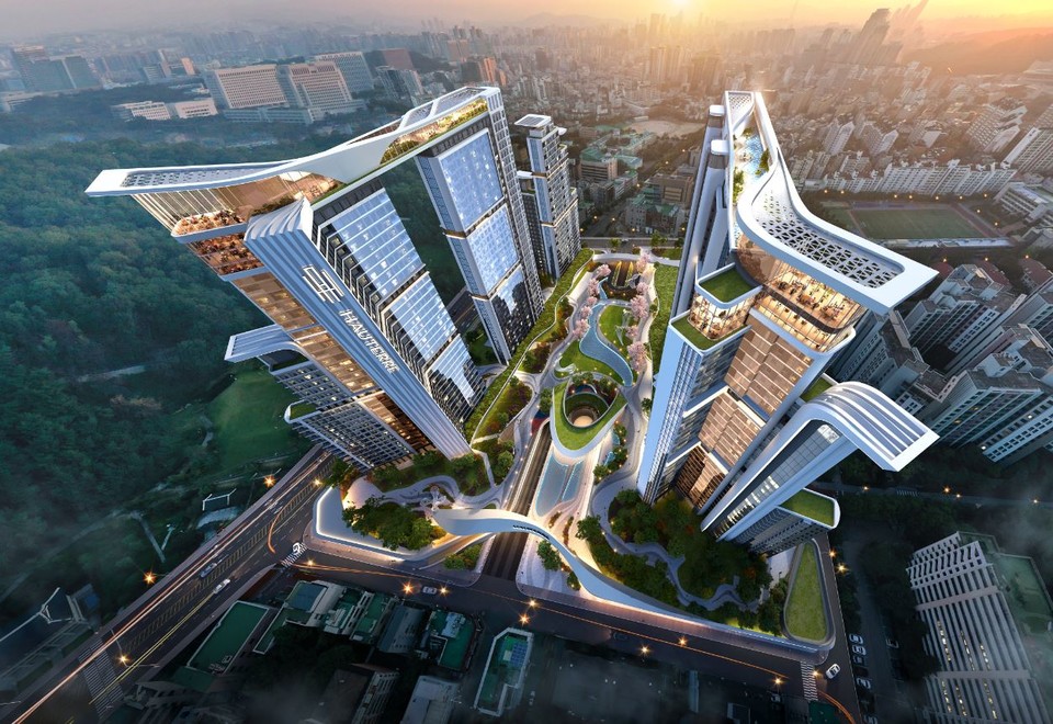 오티에르 방배 조감도. (사진=포스코건설 제공)