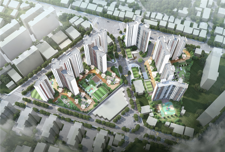 '형곡3주공 주택재건축 정비사업’ 조감도. (사진=금호건설 제공)